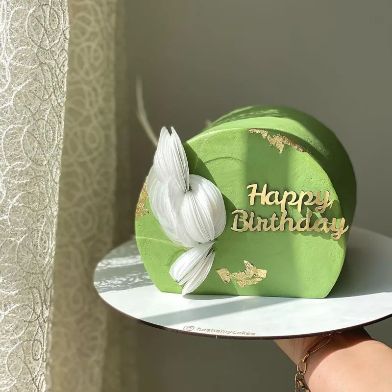 1/3/5 個アクリル誕生日女王ゴールドケーキトッパーハッピーバースデーパーティーサイドケーキデコレーションアクセサリー