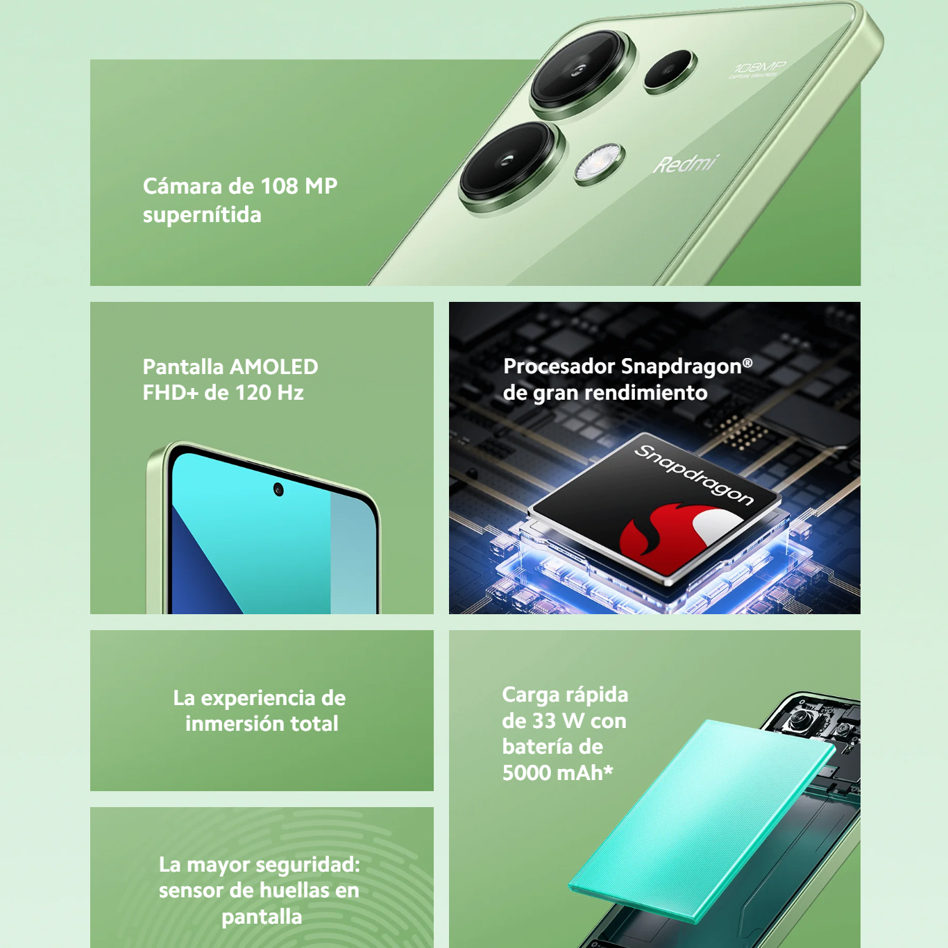 Xiaomi-Téléphone portable Redmi Note 13, chargeur UE, version globale, 4G, 8 Go, 128 Go, 8 Go, 256 Go, sans NDavid