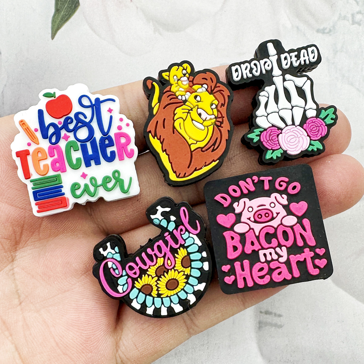 10 шт., силиконовые бусины, 2024