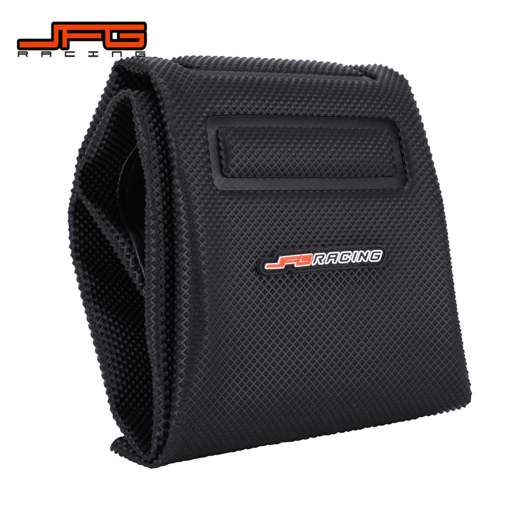 Accesorios para motocicleta, funda de asiento Universal de PVC, diseño antideslizante, resistente al agua para KTM, Honda, Suzuki, Kawasaki, motocicleta todoterreno