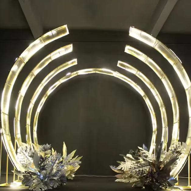 Neue 2,8 M * 3 M hochzeit requisiten Chinesischen bildschirm hochzeit szene bühne hintergrund fenster dekoration schmiedeeisen bogen.