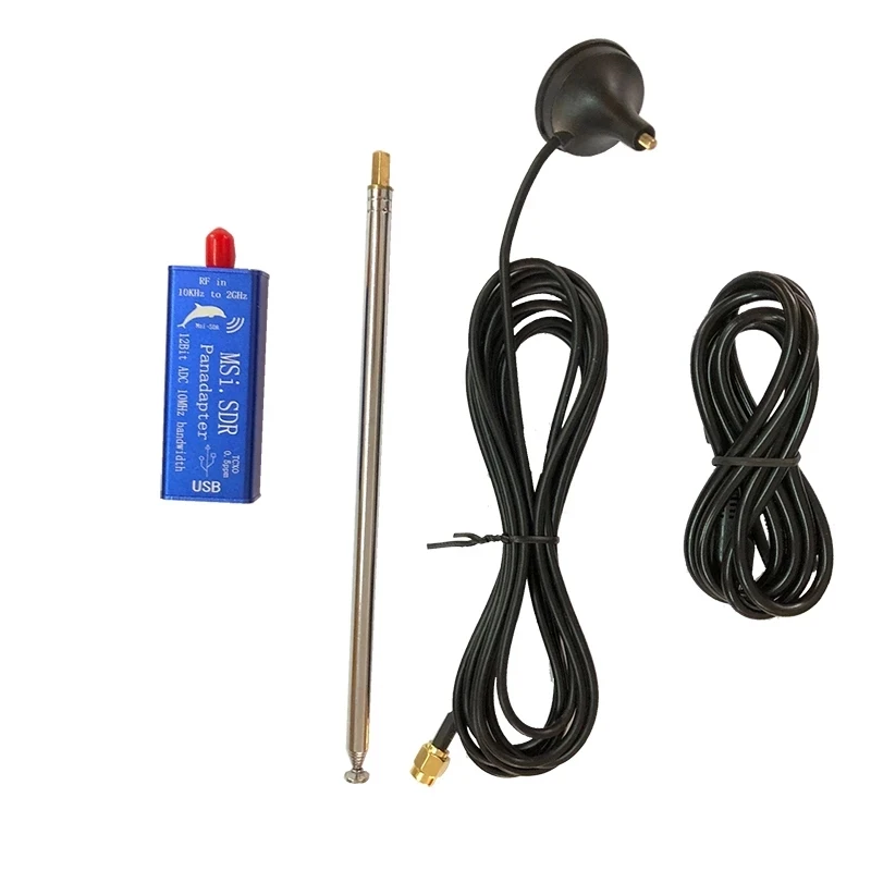 MSI-SDR 10kHz a 2GHz Panadapter Receptor SDR TCXO 0.5ppm 12 bits ADC HF UHF VHF FM RSP