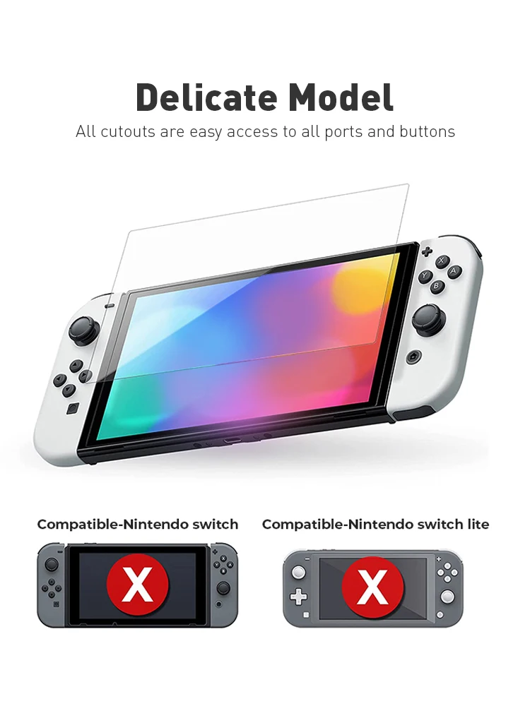 Data sapo interruptor oled armazenamento carry caso protetor de tela para interruptor oled console macio tpu escudo transparente para interruptor oled