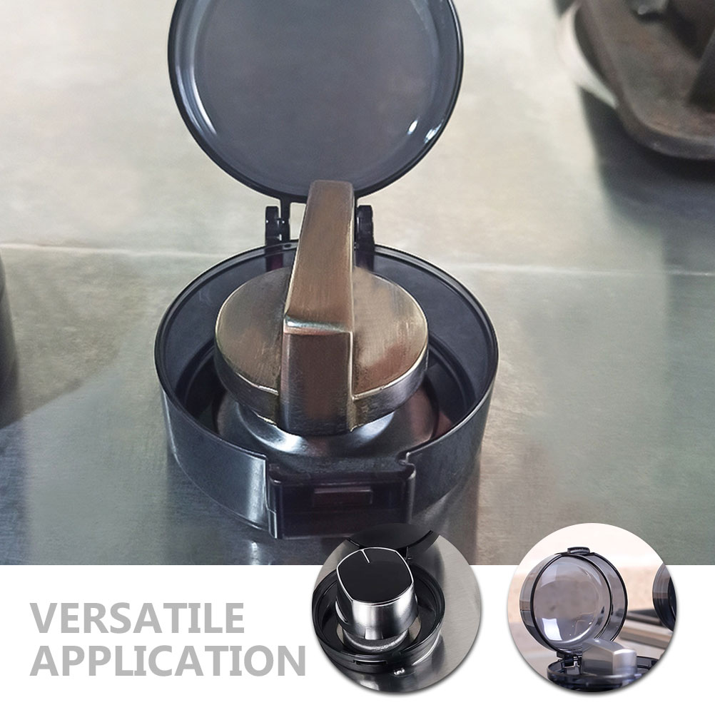 子供の安全のためのガスストーブロック、ストーブノブ、ベビープルーフガード、コンロカバー、6個