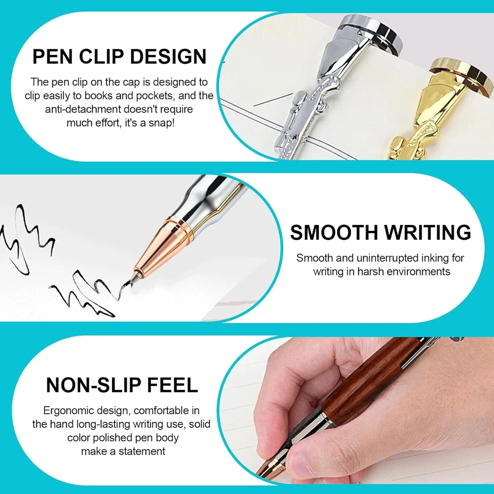 BABQ 6 Bolt Action Pens, Woodworking Pen Set, Durableand Easy to Use, Pen Set, Pen Making Kit for DIY Crafting Home