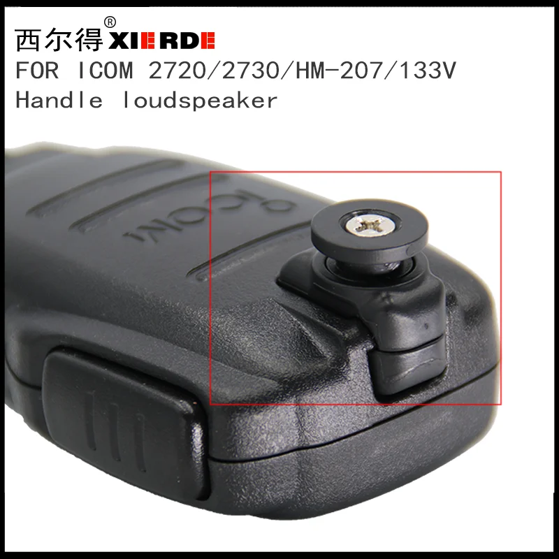 Soporte de micrófono práctico, Compatible con ICOM IC-2730A, IC-2720, HM-133V, HM-207