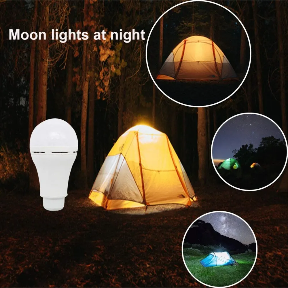 Luz Solar de 7W, resistente al agua, con carga USB, lámpara colgante de emergencia alimentada por luz Solar, bombilla Solar para interior y exterior, paneles solares