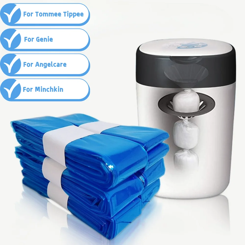 Bolsas de repuesto para cubos de pañales para Sangenic Tommee Tippee para genio para Angelcare para Munchkin, sin perfume