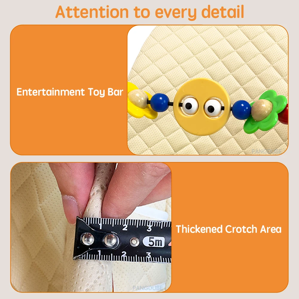 PANGDUBE Portátil Bebê Rocker Infantil Reclinável com Reclinável Ajustável Dobrável Bouncer Recém-nascido Cadeira de Balanço Berço Do Bebê com Brinquedos