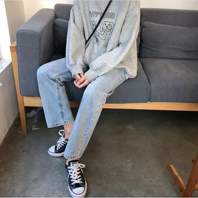 Fdfklak สีกางเกงยีนส์ Denim สำหรับหญิงตั้งครรภ์เสื้อผ้า Elastic เอวกางเกงการตั้งครรภ์ฤดูใบไม้ผลิฤดูใบไม้ร่วง