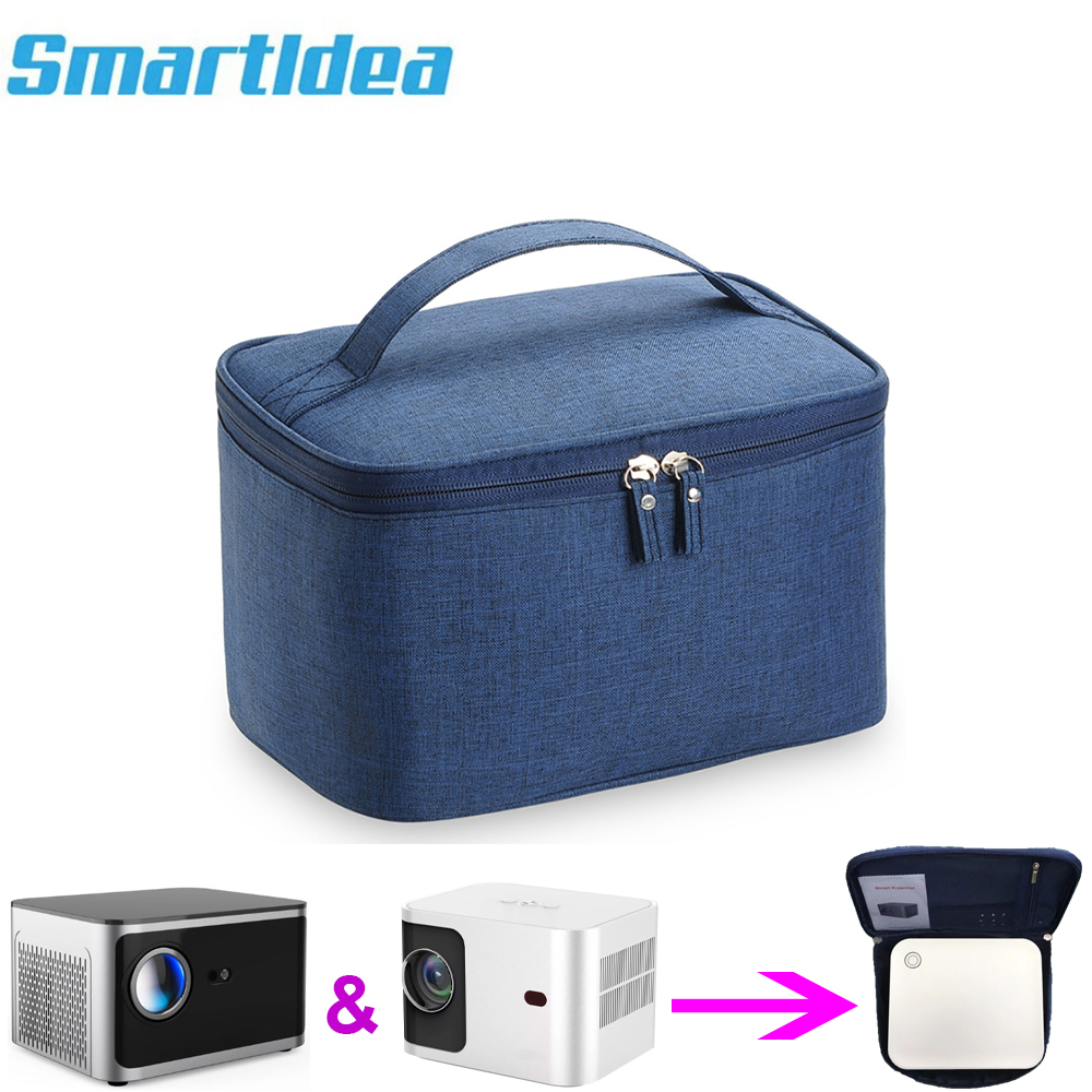 Smartldea HY350 projector bag also for cube shaped projector as TD91 carry bag thick pearl cotton projector storage travel bag