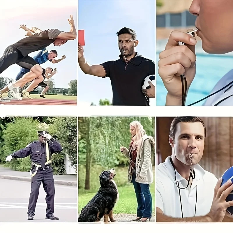 Profesjonalny Sędzia Piłki Nożnej Koszykówki Sportowy Trening Gwizdek Policyjny Komanda Gwizdek Przetrwania na Zewnątrz