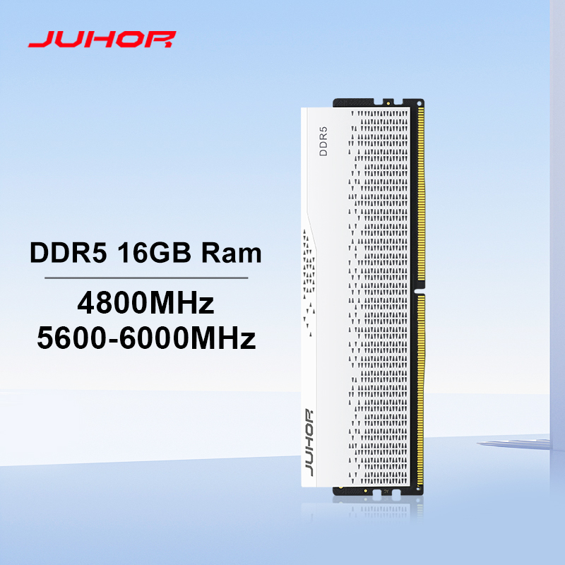 Juhor ddr5 16gb 4800mhz 5600mhz 6000mhz 6400mhz 6800mhz 7200mhz ddr5 ram udimm para computador pc desktop memória ram ddr5