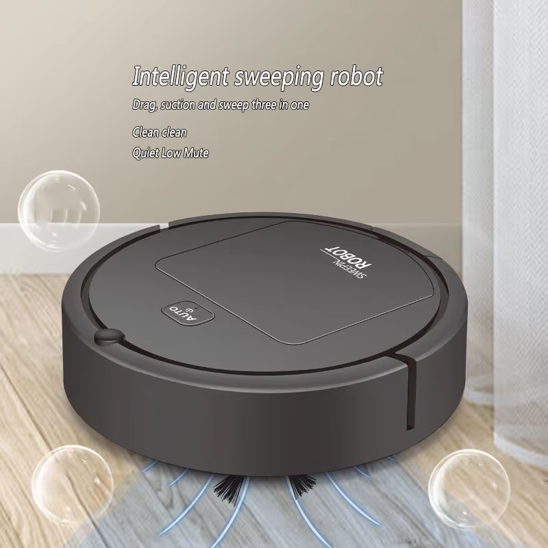 Neuer automatischer Roboter-Staubsauger, intelligenter Kehr-, Trocken- und Nassreinigungsmaschine, der den intelligenten Staubsauger für zu Hause auflädt