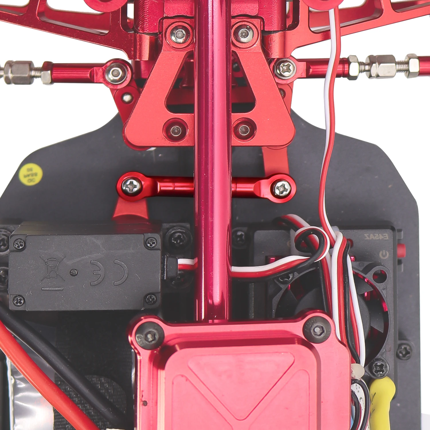 MJX 14210 14209 H14BM Metall Servo Arm Lenkung Suspension Schwinge Getriebe Shock Tower Stoßdämpfer CVD RC Upgrade Teil
