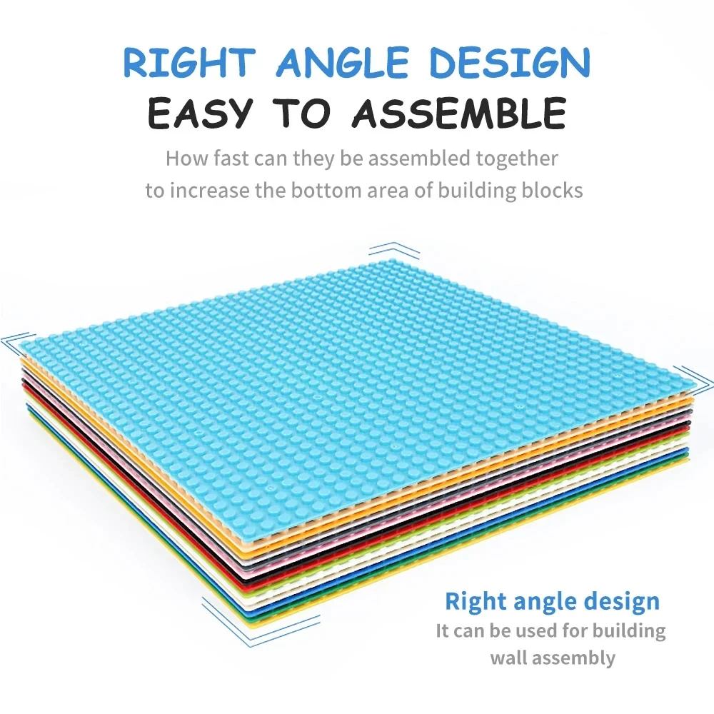 4 ชิ้น DIY ฐานแผ่น 32x32 16x32 จุดคลาสสิกฐานแผ่นบล็อกพลาสติกอาคารอิฐ Assembly ใช้งานร่วมกับยี่ห้อเพื่อนของเล่น