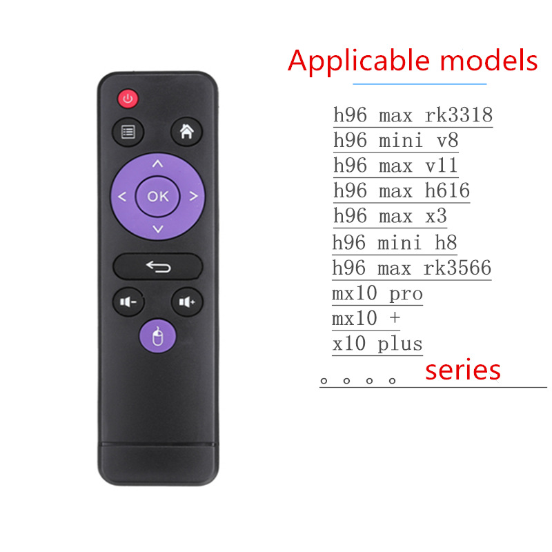 Fernbedienung für H96 Max 331/ Max X3/mini V8/Max H616 Smart Tv Box Android 10/9,0 4k Media Player Set Top Box Controller