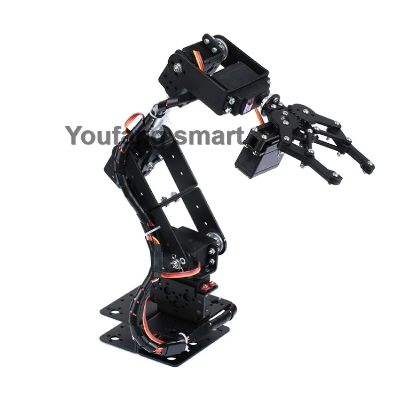 360 stopni 6 DOF Robot ze stopu metali mechaniczne ramię zestaw pazurów MG996R dla Arduino zestaw robotyki edukacyjne Ps2 programowalne zabawki
