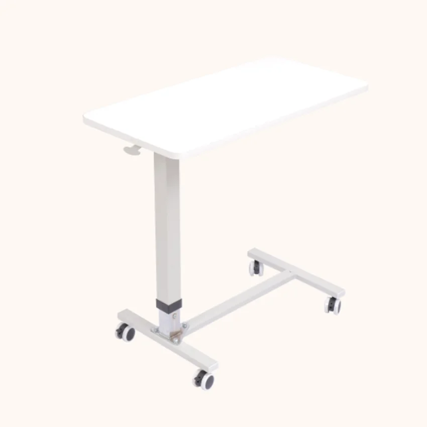 Mesa de jantar móvel multifuncional com rodas ABS cabeceira cuidados idosos para almoço para pacientes