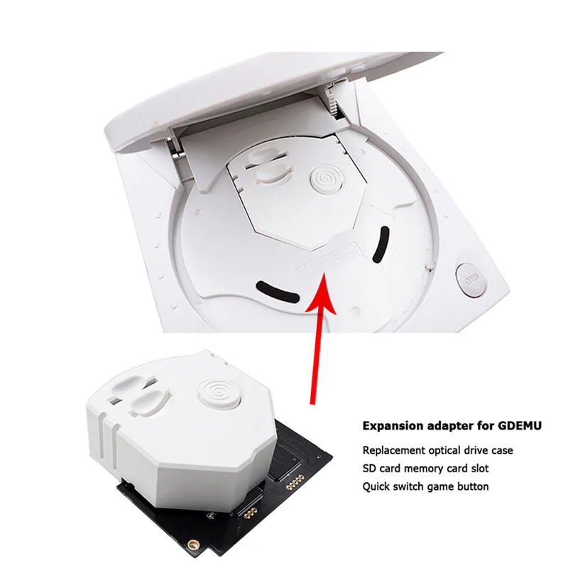 GDEMU V5.20 Newest Version Optical Drive Simulation Board For SEGA Dreamcast GDU DC VA1 Console SD Extension V5.20.5