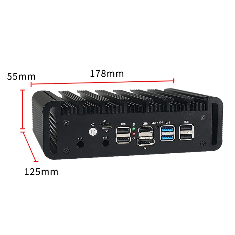 Topton 4x2.5G Firewall Mini PC Intel N150 N100 N4000 Top Version i226-V Fanless Router PC Proxmox VPN Server pfSense OPNsense