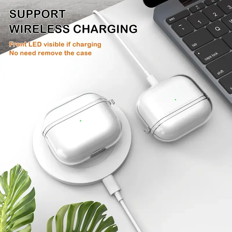 Soft Clear TPU Earphone Case For Airpods Pro 3 2025 Airpods 4 2024 Shockproof Transparent Cover For Airpods 2 3 2021 Shell Case