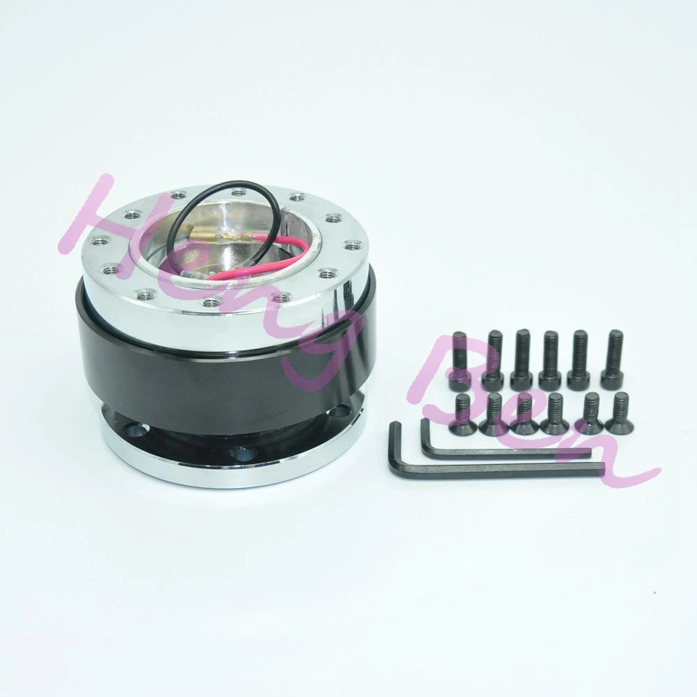 2023 Universal Steering Wheel Snap Off Quick Release Hub Adapter Boss kit  8 colors available