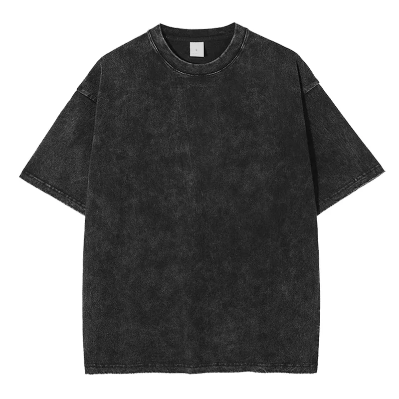 2025 洗浄ヴィンテージ Tシャツストリートヒップホップレトロパンク Tシャツ女性原宿カジュアルコットン半袖酸洗浄 Tシャツトップス