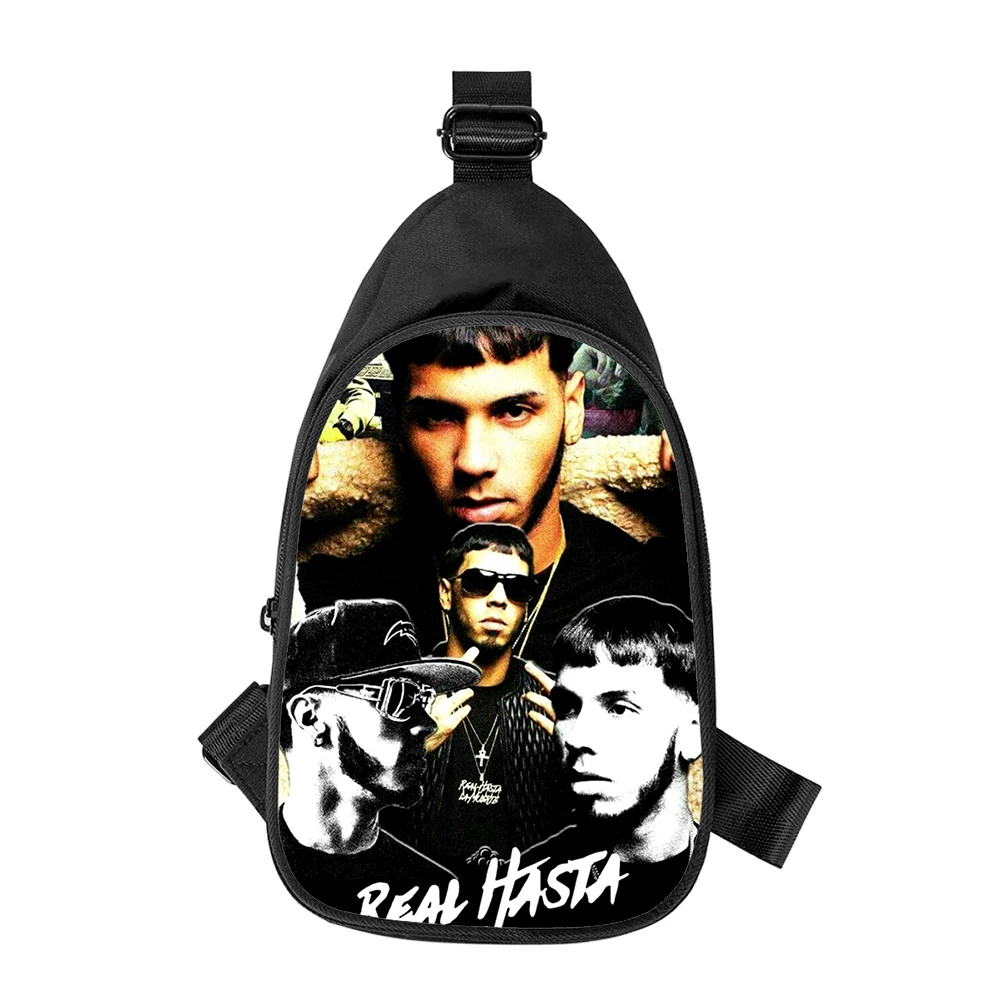Anuel aa 3D-Druck neue Männer Kreuz Brusttasche diagonal Frauen Umhängetasche Ehemann Schule Hüft tasche männliche Brust packung