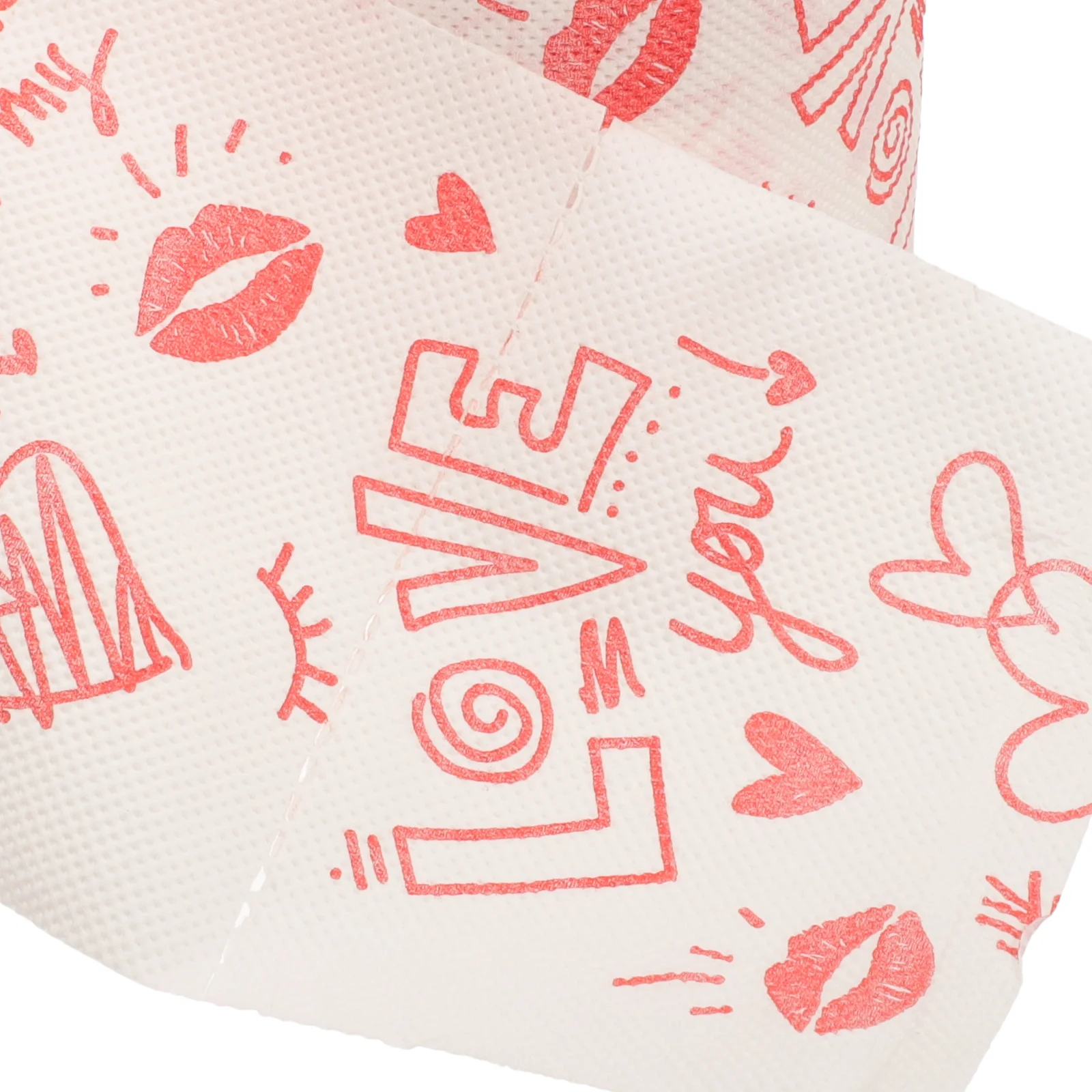 Heart Shaped Creative Tissue Valentine Toilet Paper Roll Soft Colored Tissues Commercial Bath Tissues Bulk Sanitary Paper Health