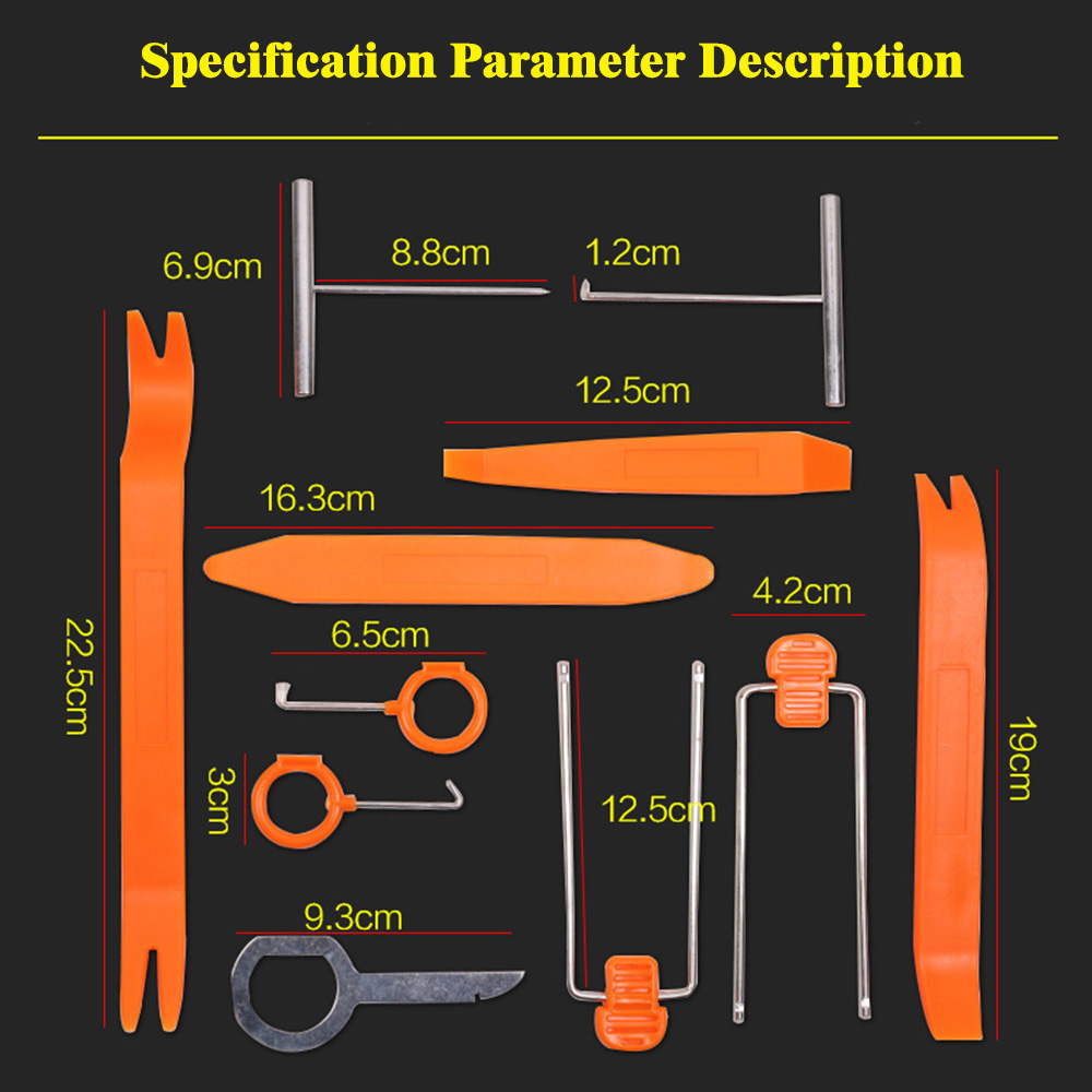 Car Hand Tool Car Audio Disassembly Tool Plastic Pry Bar Door Panel Disassembly Pry Panel Interior Clip Rocker Crowbar