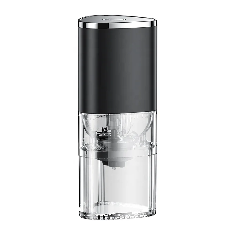 Modelo quente manual escritório personalizado usb recarregável espresso moedor de grãos de café ajustável