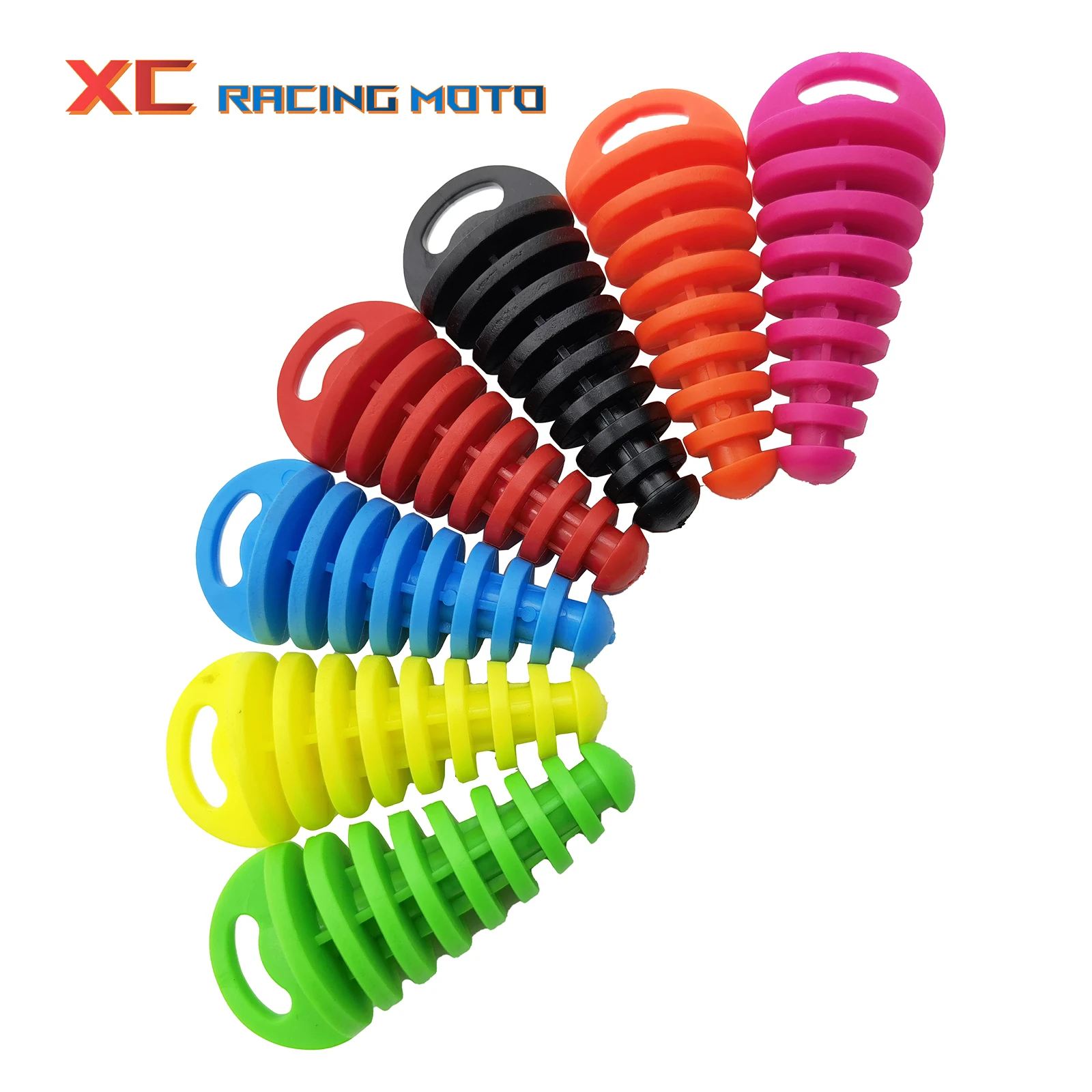 Tapón de tubo de escape para motocicleta, Protector de tubo de escape de PVC, purgador de aire para Honda, KTM, Yamaha, Kawasaki