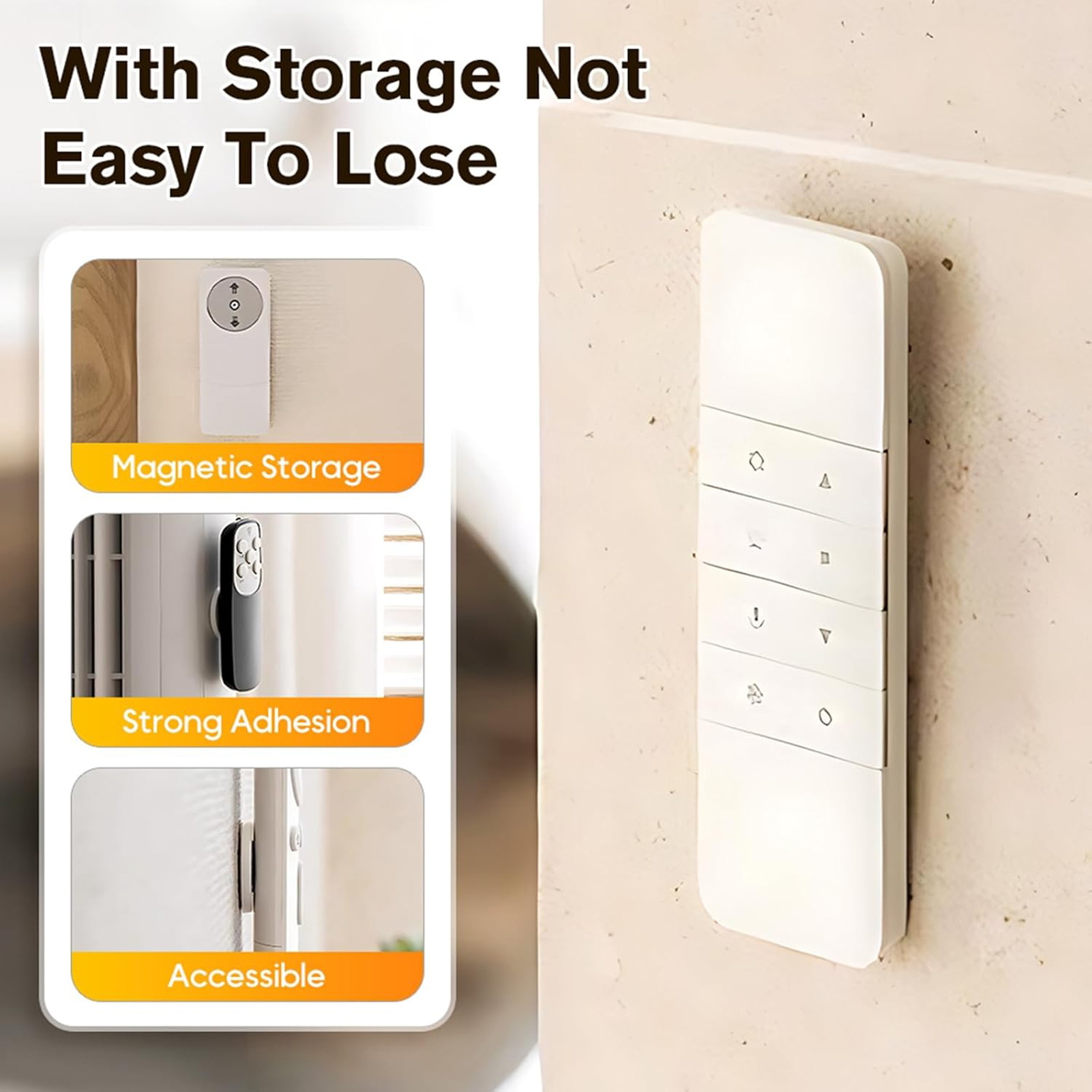 2/3/4/6/8/10/12pcs Strong Magnetic Hook Remote Control Anti-lost Hook Magnetic Wall Hanging Organizer Home Garden Accessories