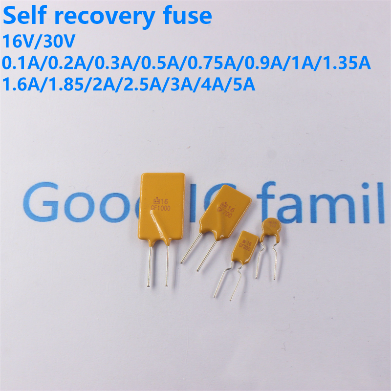 10 шт. DIP-разъем самовосстанавливающийся предохранитель 16 В 30 В 0,5 А 0,9 А 1,1 А 1,35 А 1,6 А 1,85 А 2A 6A 7A 8A 9A 10A 14A PPTC Самовосстанавливающие предохранители