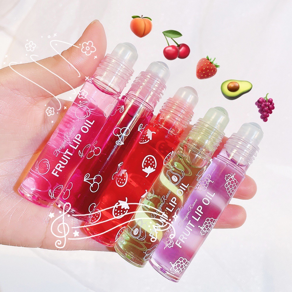 Rossetto idratante gocciolante Olio per labbra idratante liquido alla frutta e karitè