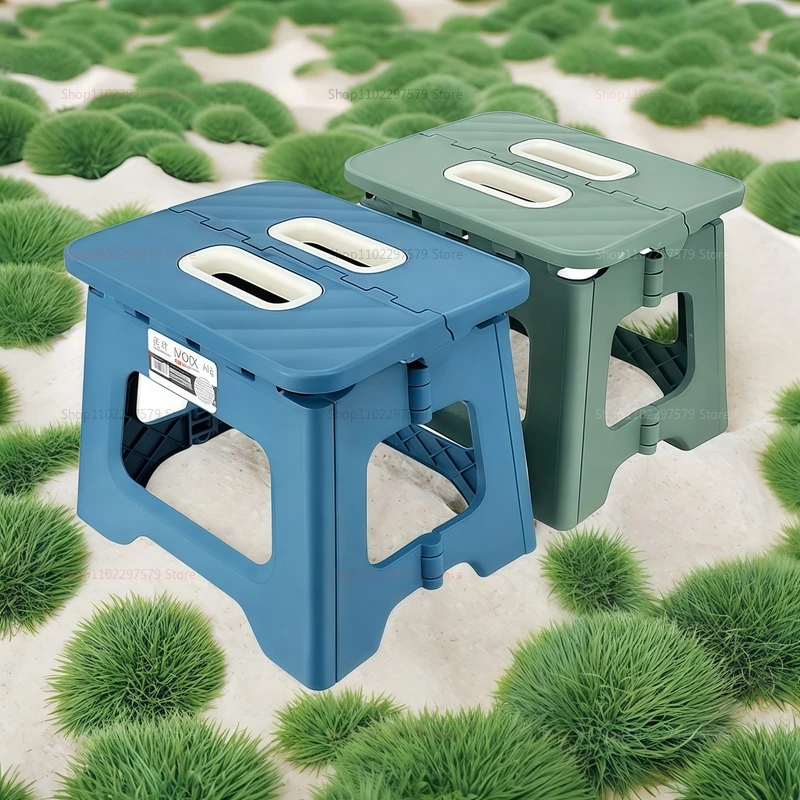 Plastic Folding Stool Portable Strong Load-bearing Capacity Outdoors Non-slip Simple Easy To Store Comfortable Fishing Chairs