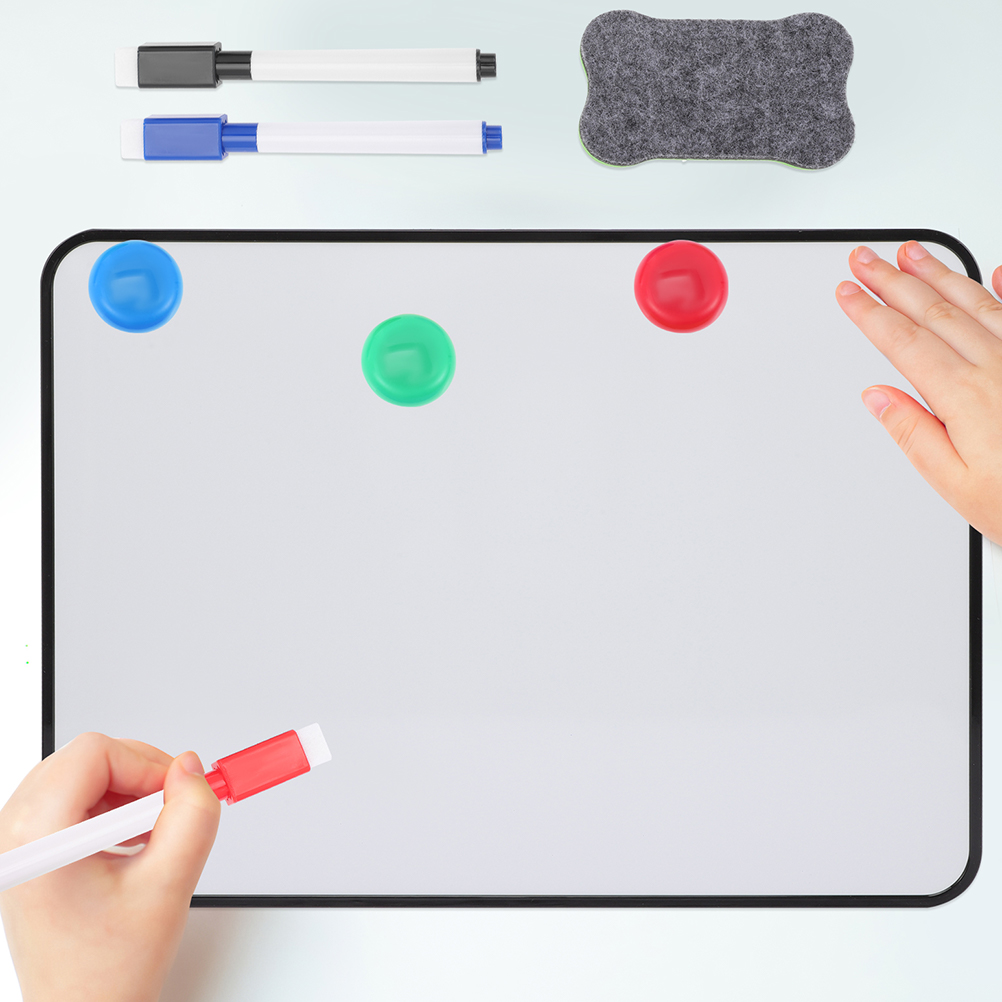 Büro Notizen und Nachrichten Board Mini Kühlschrank magnetisch löschen weiß Whiteboard Kunststoff trocken für Schreibtisch Desktop Kalender Kühlschrank
