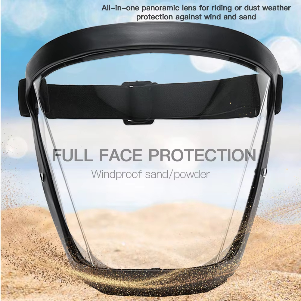 Schutzbrille Vollgesichtsschutzmaske für Männer und Frauen Schutzmaske Brille Vollgesichts-Anti-Spritz-Staubmaske