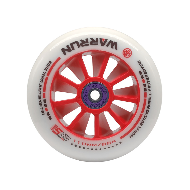 WARRUN Professional Inline Speed Skating Wheels, preto, azul, vermelho, ILQ-11, 608rs, rolamento de corrida 6, 8 rodas, 85A, 90mm, 100mm, 110mm