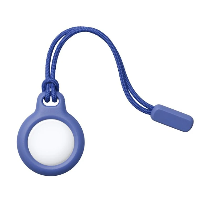 ปลอดภัยสำหรับ Apple Airtags เคสครอบปกป้องกันชนสายคล้อง Tracker อุปกรณ์เสริม Anti-Scratch พวงกุญแจ Airtags กรณี
