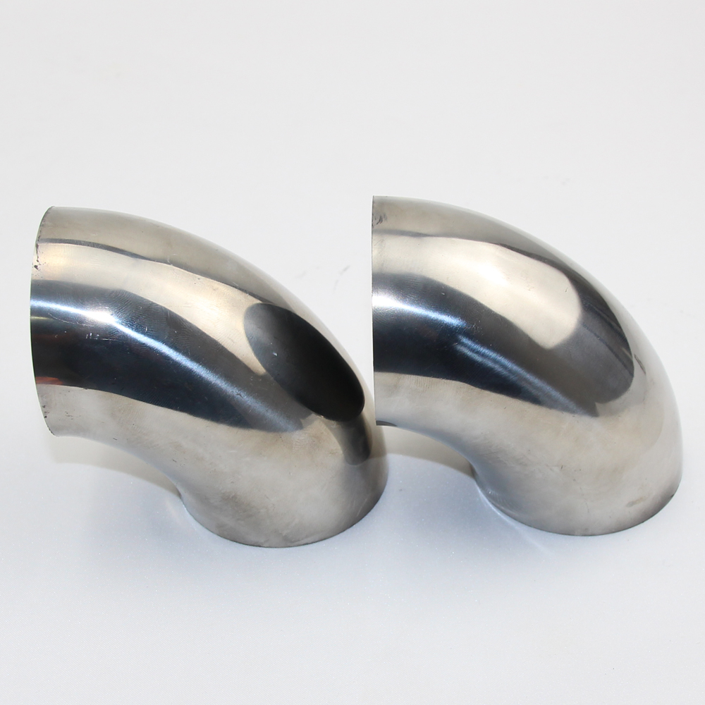 1pcs304 ステンレス鋼エルボ 90 度角度エルボ 1.5 ミリメートル厚さ 51 ミリメートル 54 ミリメートル 57 ミリメートル 63 ミリメートル 76 ミリメートル溶接排気管接続パイプ