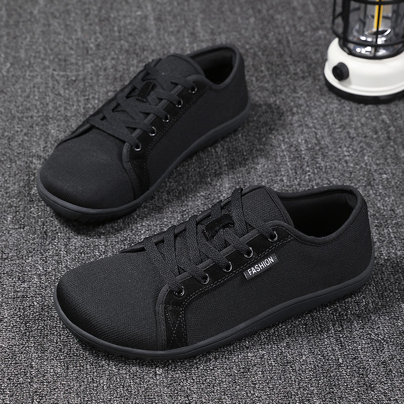 FANMMING, zapatos descalzos para mujer, zapatillas para caminar al aire libre, zapatos informales de punta ancha para hombre, zapatos ligeros de pies anchos, zapatos de punta grande 2024