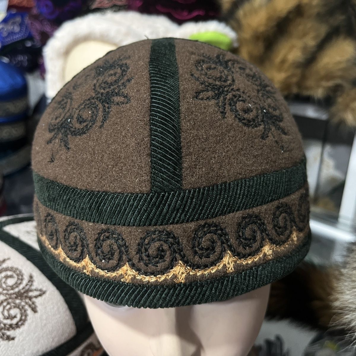 男性用の黒いユダヤ人の帽子,冬用のイスラム教徒の帽子,綿の衣類,イスラムのキッパ,イスラムの祈り,税商品,03386