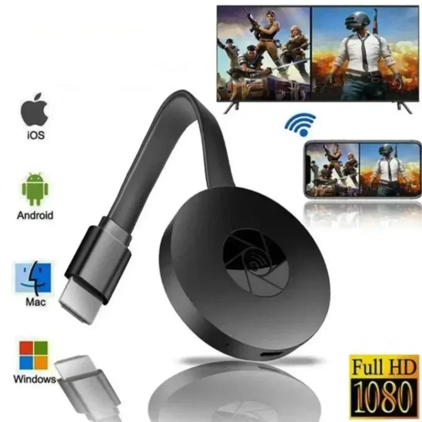 XIKCU G2 1080P HDMI-Compatible For MiraScreen Display Anycast Wifi Miracast Dongle Compatible For TV ios Mirror Screen