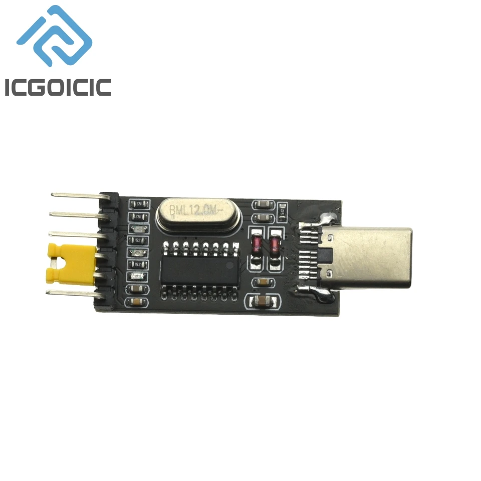 Conversor USB para TTL Módulo UART CH340G CH340 3.3V 5V Switch Type-C