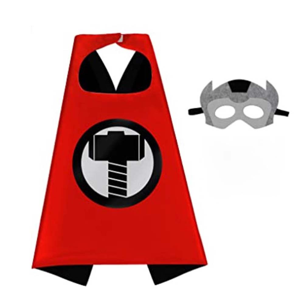 Capas de superhéroe para niño y niña, regalos de cumpleaños, disfraces de dibujos animados, suministros para fiestas, capa de Pascua y halloween