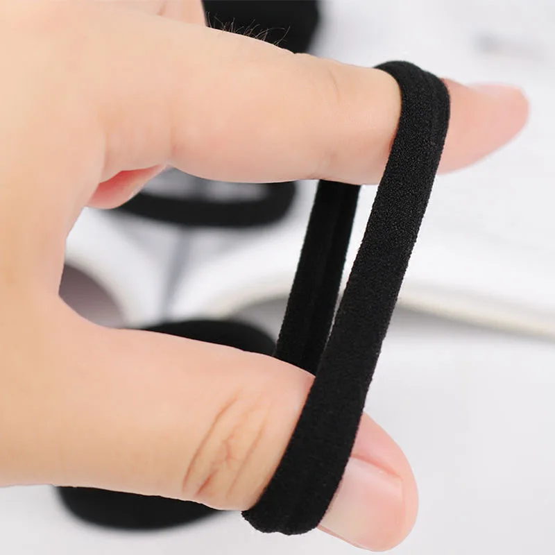 Diadema suave y no dañina y cuerda para el pelo de cola de caballo, accesorio de bucle de nailon Simple y a la moda, alta elasticidad, para las cuatro estaciones