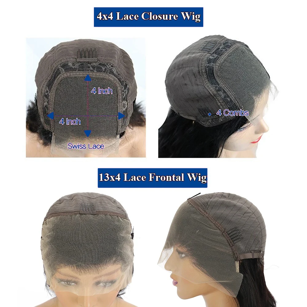 Afro verworrene lockige kurze Bob-Perücke, 13 x 4 Bob-Perücken, Echthaar, Jerry Curly Lace Front Echthaar-Perücke, tiefe lockige Perücke, vorgezupfte Spitze
