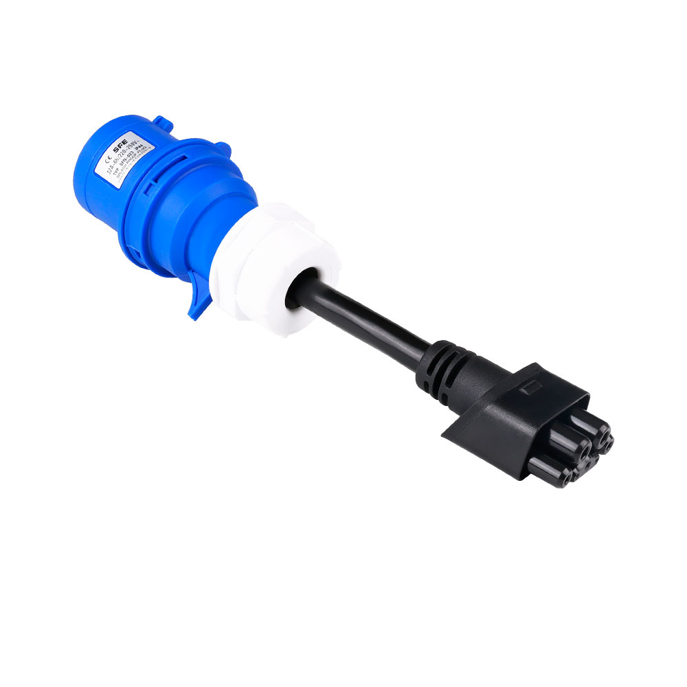 IPENGEN Para Tesla modelo 3 pinos Adaptador CEE Para Tesla modelo X S Y Gen 2 Ev Carregador Cabo de Extensão Conector 240V Tomada 32A 10 polegadas